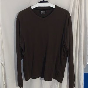 Royal Robbins Brown V-Neck Sweater SZ XL